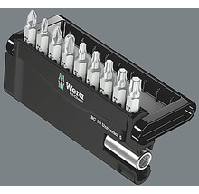 Wera Bit-Check avec différents embouts de vissage