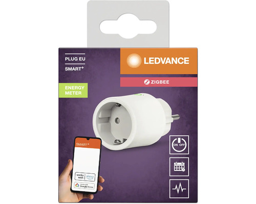 Prise intermédiaire LEDVANCE Smart+ pour prise européenne avec fonction de mesure de l''énergie