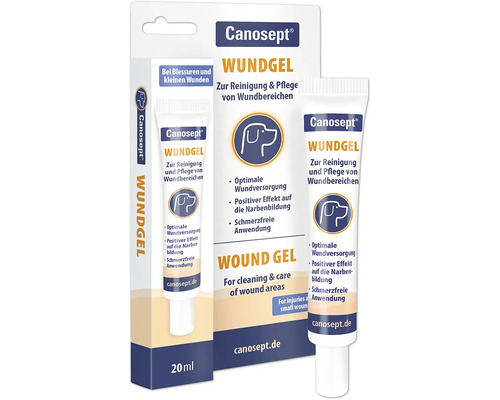 Wundpflege Canosept® Wundgel für Hunde 20 ml geruchs- und farblos für eine optimale Wundversorgung bei tierischen Verletzungen Wundpflege Canosept® Wundgel für Hunde 20 ml geruchs- und farblos für eine optimale Wundversorgung bei tierischen Verletzungen