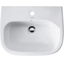 Vasque DURAVIT D-Code 55 x 43 cm blanc brillant avec revêtement résistant à la saleté WonderGliss 23105500002