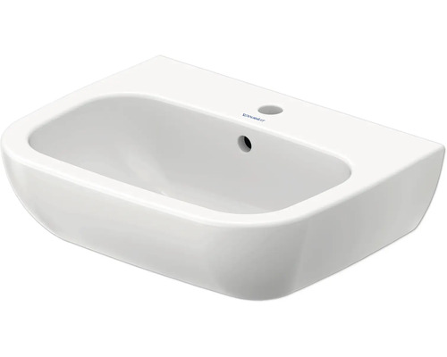 Vasque DURAVIT D-Code 55 x 43 cm blanc brillant avec revêtement résistant à la saleté WonderGliss 23105500002 Vasque DURAVIT D-Code 55 x 43 cm blanc brillant avec revêtement résistant à la saleté WonderGliss 23105500002