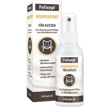 Spray pour plaies Felisep pour chats, pour nettoyer et soigner les plaies