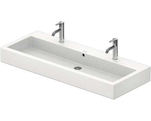 DURAVIT Doppelwaschtisch Vero 120 cm weiß 0454120024