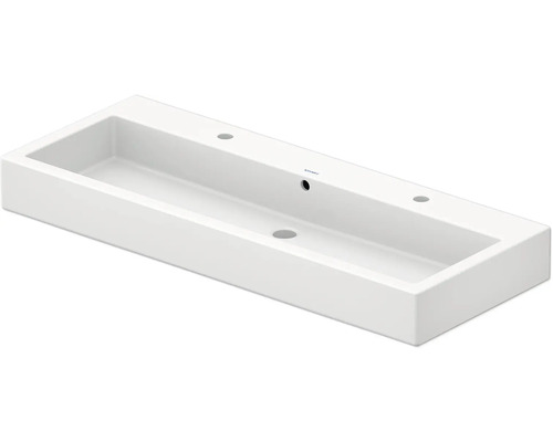 Lavabo double DURAVIT Vero 120 cm blanc 0454120024