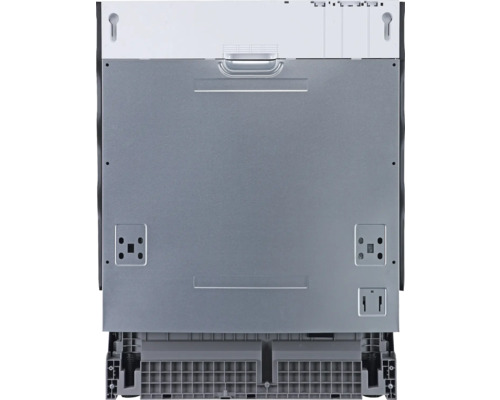 Vue arrière d''un lave-vaisselle avec détails d''installation