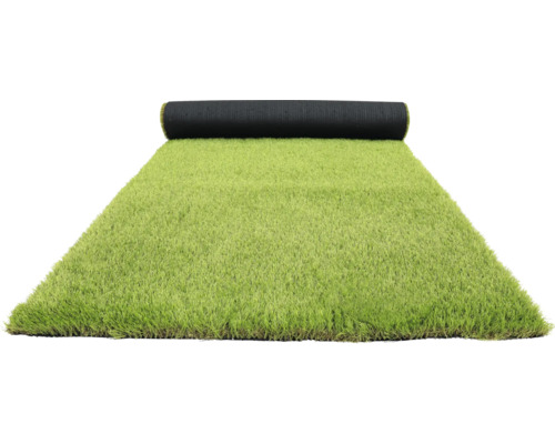 Rouleau de gazon synthétique déroulé