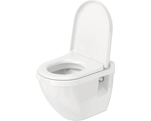 Wand-Tiefspülklosett mit offenem Spülrand und Spülkasten