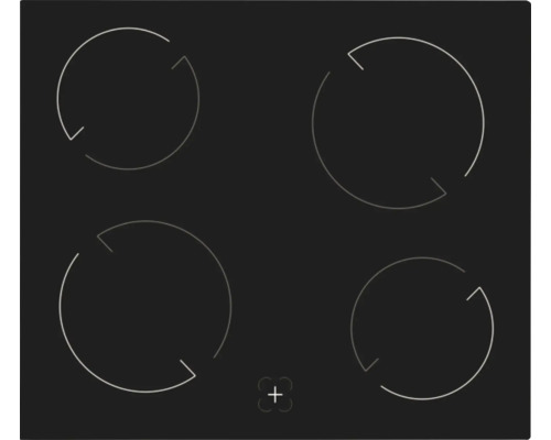 Glaskeramikkochfeld mit vier Kochzonen