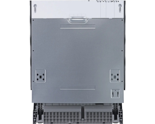 Rückansicht eines Geschirrspülers zur Installation in der Küche