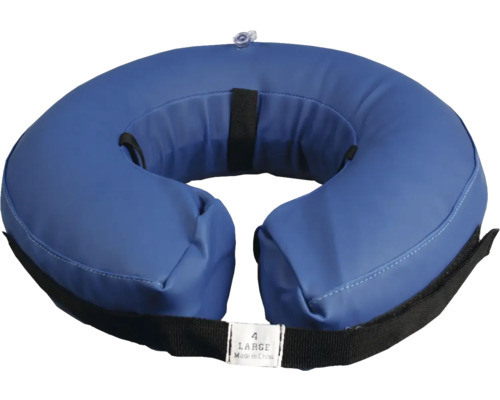 Collier cervical gonflable pour animaux de compagnie, taille L, en plastique