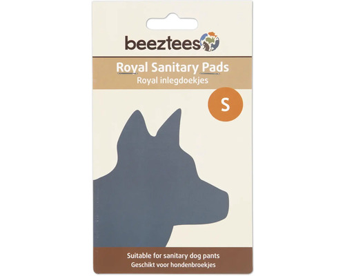 Alèses pour chien beeztees Royal alèse pour culotte de protection S ca. 6 x 3 cm Beeztees Royal protège-slips hygiéniques taille S pour culottes pour chiens