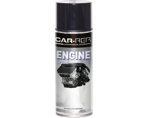 Peinture aérosol Car-Rep spray pour moteur brillant noir 400 ml Bombe de spray moteur Car-Rep pour produits automobiles