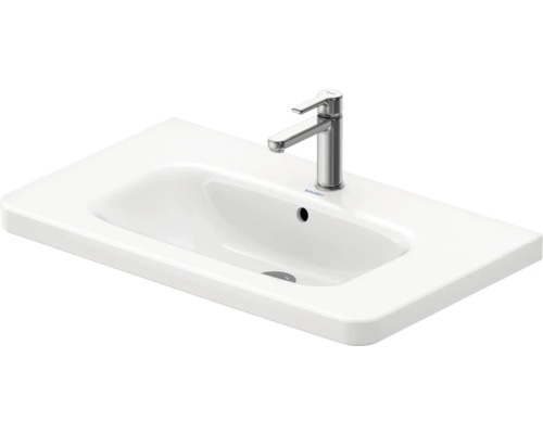 Lavabo blanc avec robinet