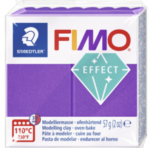 Pâte à modeler Fimo Effect violet métallique 57 g