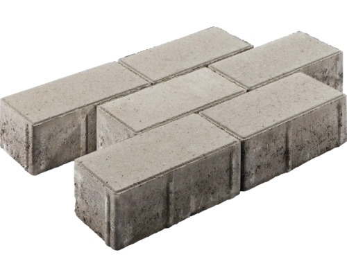 Pavé rectangulaire gris 20 x 10 x 8 cm