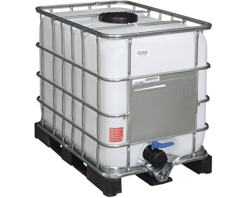 IBC, 600 L, palette PE, 225/80