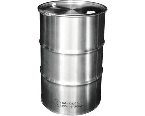 Edelstahlfass zur Lagerung und zum Transport von Flüssigkeiten