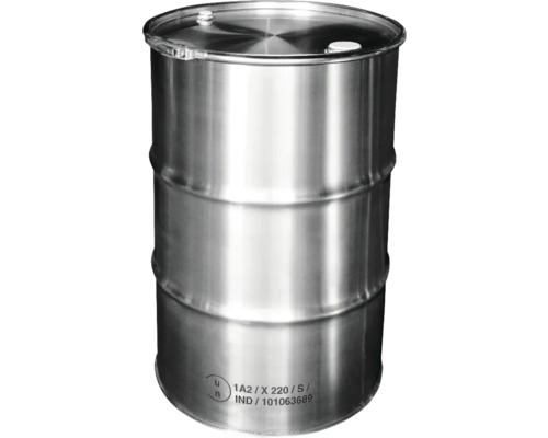 Edelstahlfass mit Deckel