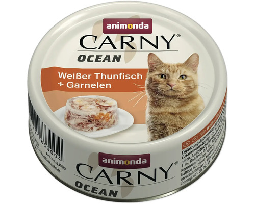 Pâtée pour chat animonda Carny Ocean thon/crevette 80 g