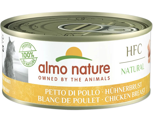 Almo Nature Katzenfutter Huhn in Konservendose