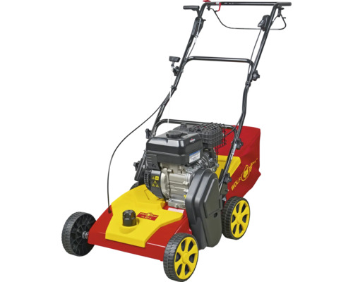 Wolf Garten Vertikutierer mit Motor und Fangkorb