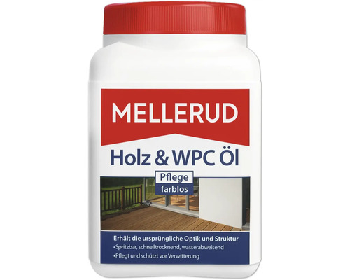 Mellerud Huile pour bois et WPC incolore