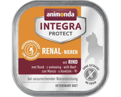 Katzenfutter nass animonda Protect Nieren mit Rind 100 g