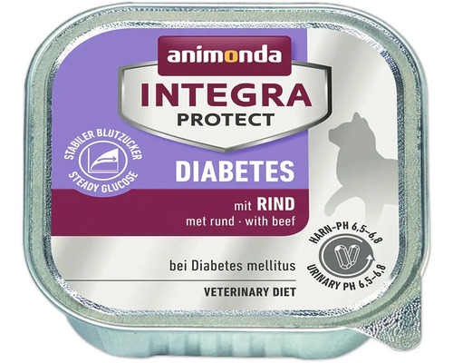 Katzenfutter nass animonda Protect Diabetes mit Rind