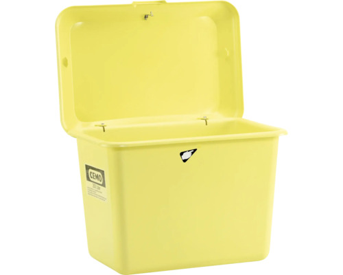 Conteneur en plastique avec couvercle, 200 litres