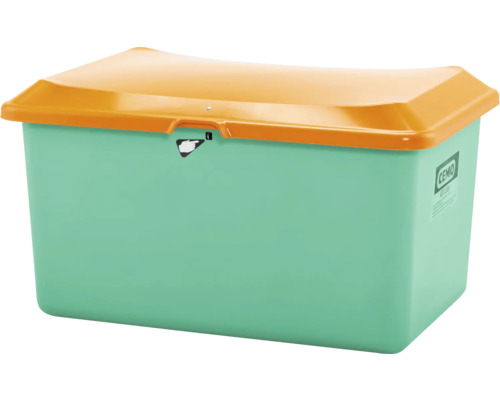 Kunststoffbox mit Deckel, 400 Liter Fassungsvermögen