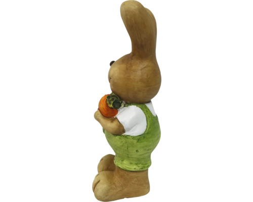 Figurine décorative de lièvre avec citrouille