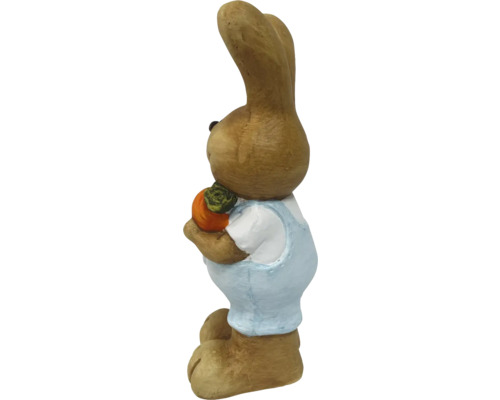 Figurine décorative lapin avec carotte