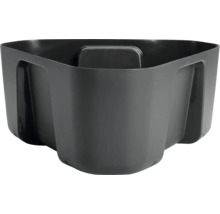 Pot de fleurs en plastique
