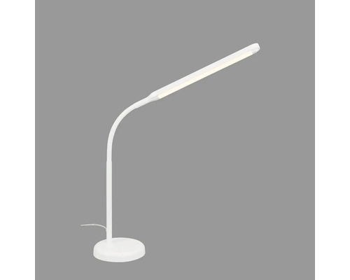 Weisse LED Schreibtischleuchte mit flexiblem Arm