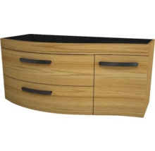 Waschtischunterschrank Devo Vena 2.0 links BxHxT 110x50x42 cm kitami mountain Griff schwarz
