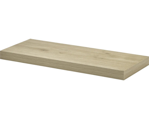 Panneau mural DECO-BOARD 570x235x38 mm chêne santana Tablette d''étagère en bois