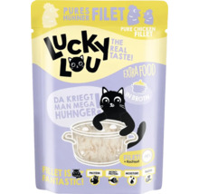 Lucky Lou Katzenfutter reines Hühnerfilet im Beutel