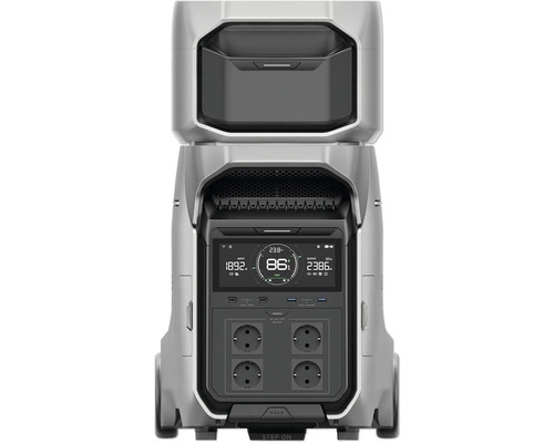 Centrale électrique portable avec écran et plusieurs prises