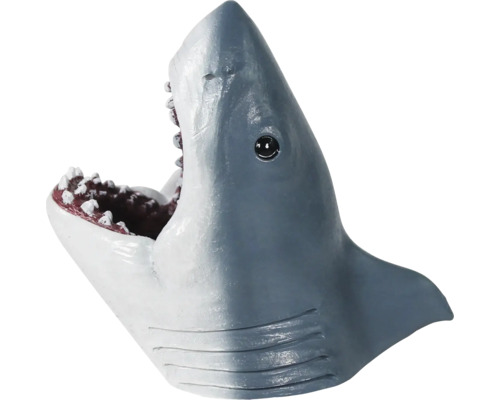 Haifischkopf Maske mit offenem Maul