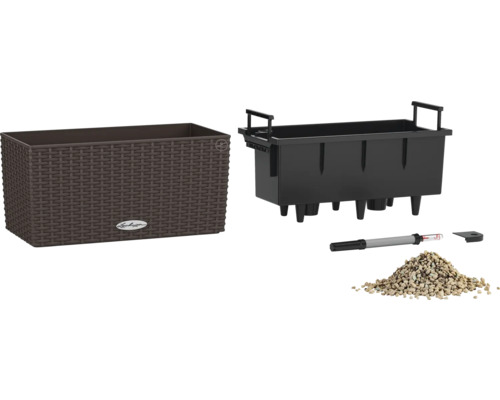 Jardinière avec système d''irrigation et accessoires