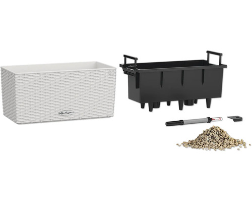 Blumenkasten mit Bewässerungssystem und Zubehör