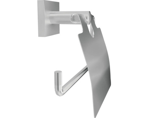 Porte-papier toilette en métal avec couvercle