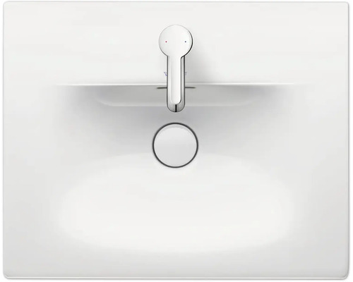 Lavabo avec robinet vu de dessus
