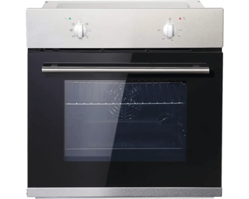 Four encastrable avec façade en verre et boutons rotatifs