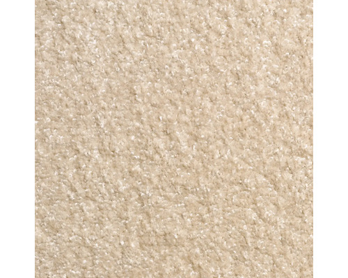 Moquette velours Rhea beige largeur 400 cm (au mètre)