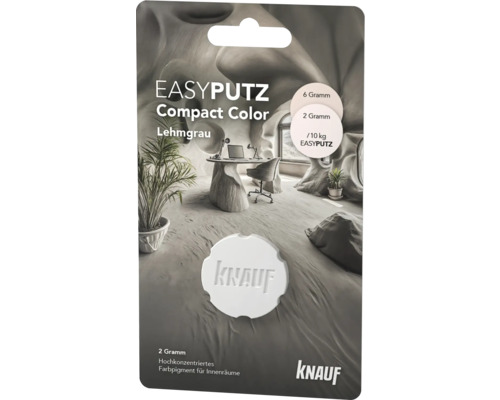 Crépi Knauf Easy Compact Color gris argile 2 g