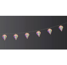 Guirlande lumineuse avec forme de diamant pour l''intérieur