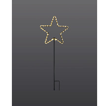 Lampe de jardin décorative en forme d''étoile avec piquet