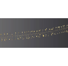 Dekorative Lichterkette mit LED und Kristallen
