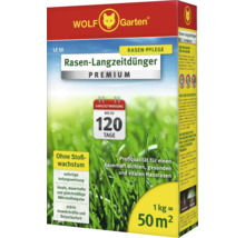Wolf Garten Rasen Langzeitdünger Premium Packung für Rasenpflege